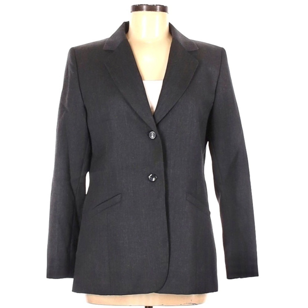 Closet Closing 🚧 PENDLETON Gray Long Blazer Jacket 100% Wool Sz 8